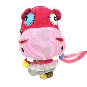 Hippo Backpack Plush 3 Way Bag Environmentally Friendly Pecoware Eco Snoopers